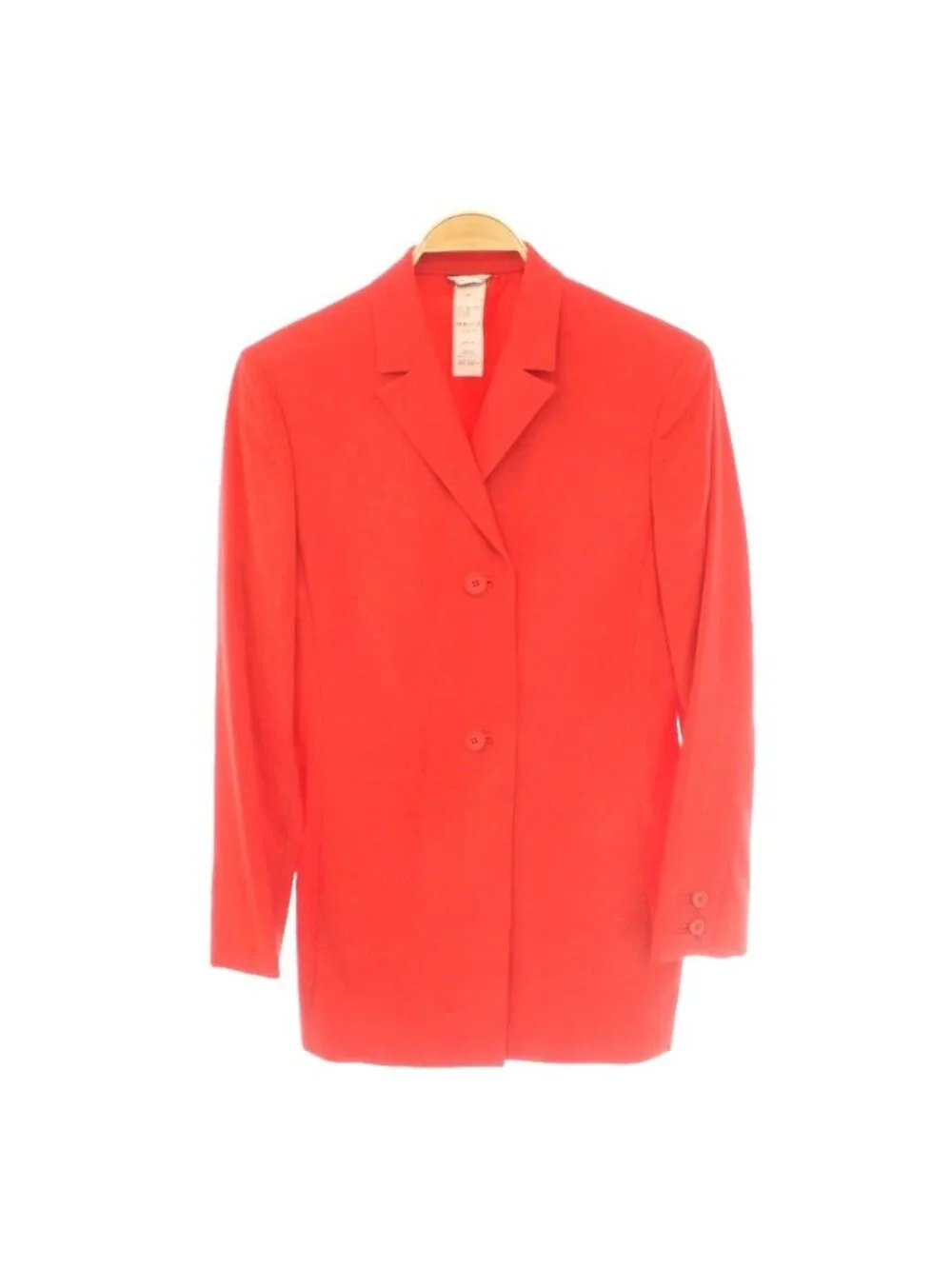 Versace Set Tailored Jacket Pants Trousers Wool 40 Primaryred SS